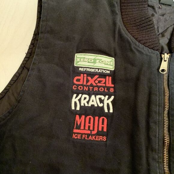 men 2XL tri mountain vest with logo black - Picture 3 of 8